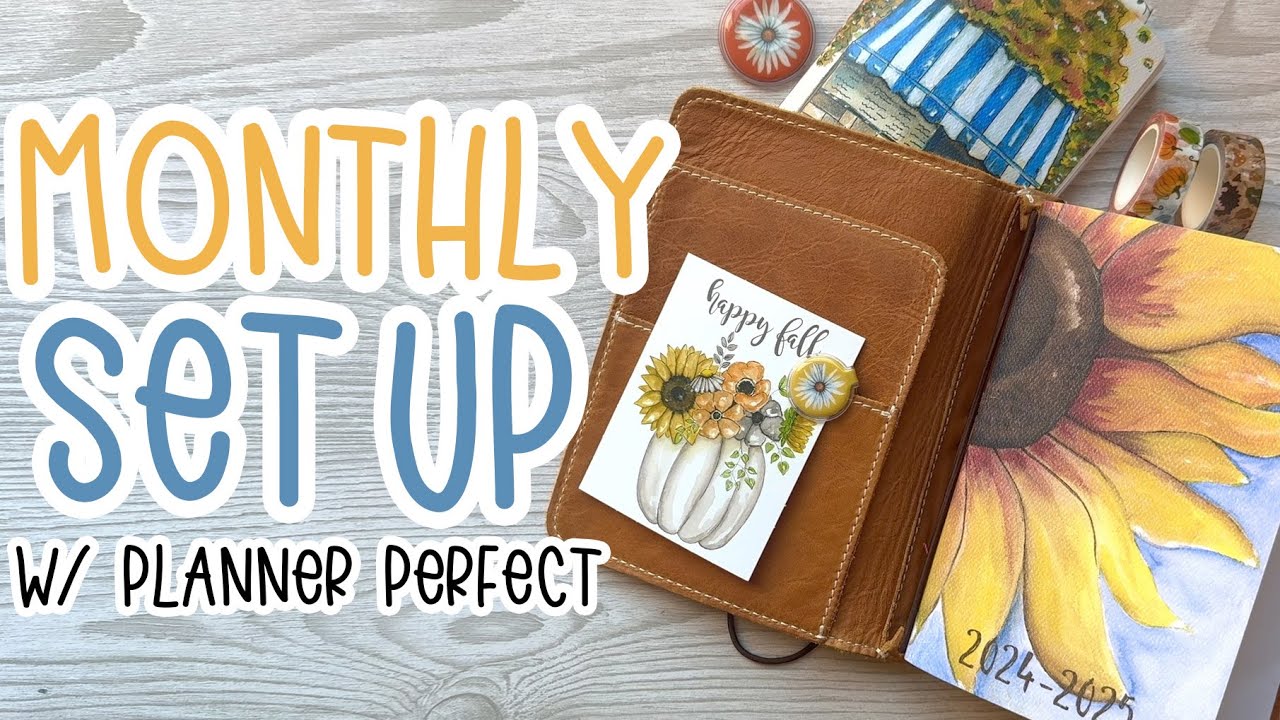 MONTHLY SET UP in my PLANNER PERFECT | HanCanPlan