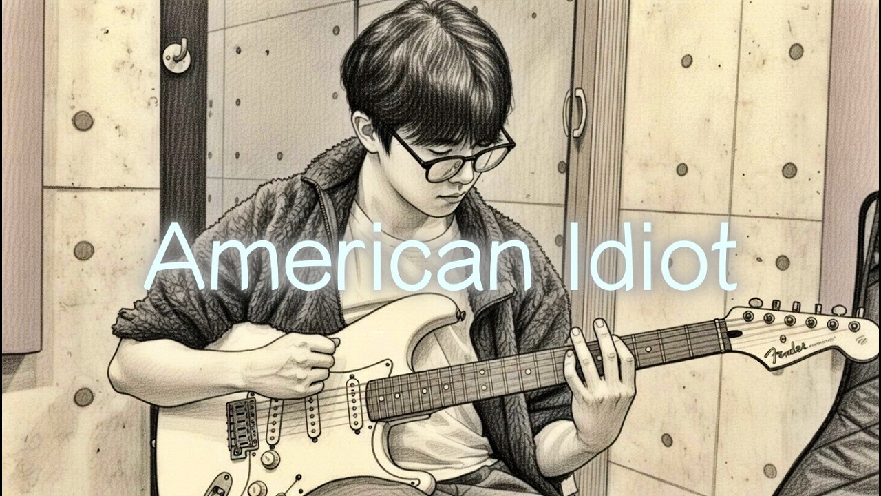 일렉기타 3개월차의 대학생 커버~!! green day - American Idiot