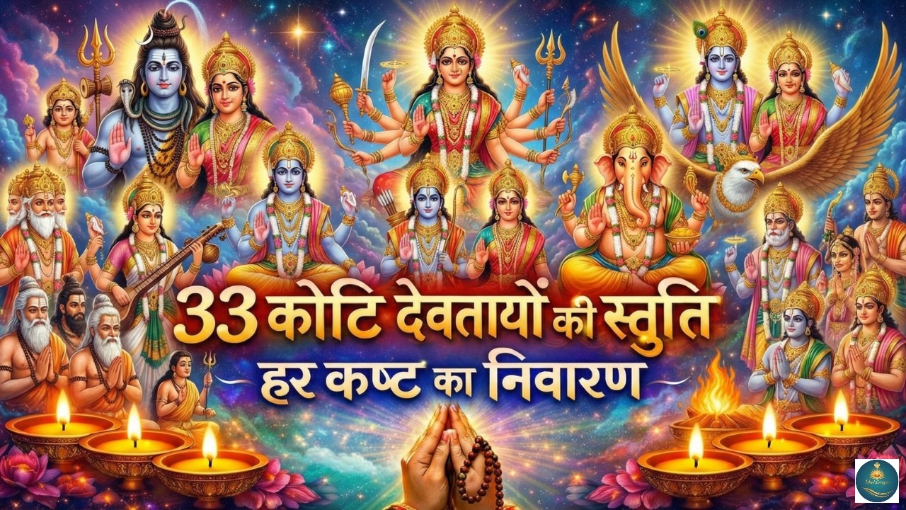 33 कोटि देवी-देवताओं की स्तुति - सम्पूर्ण देवी-देवता कृपा स्तोत्र - Most Powerful All Gods Stuti