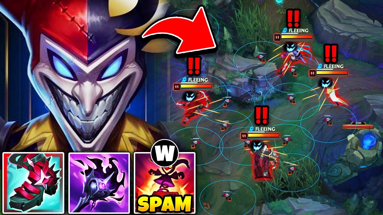 How to carry with AP Shaco Support! (BOOBY TRAP THE MAP)