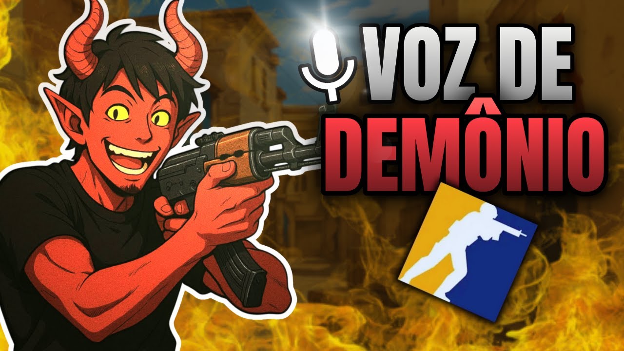 Joguei CS2 com voz de demônio e eles surtaram 😭🔥