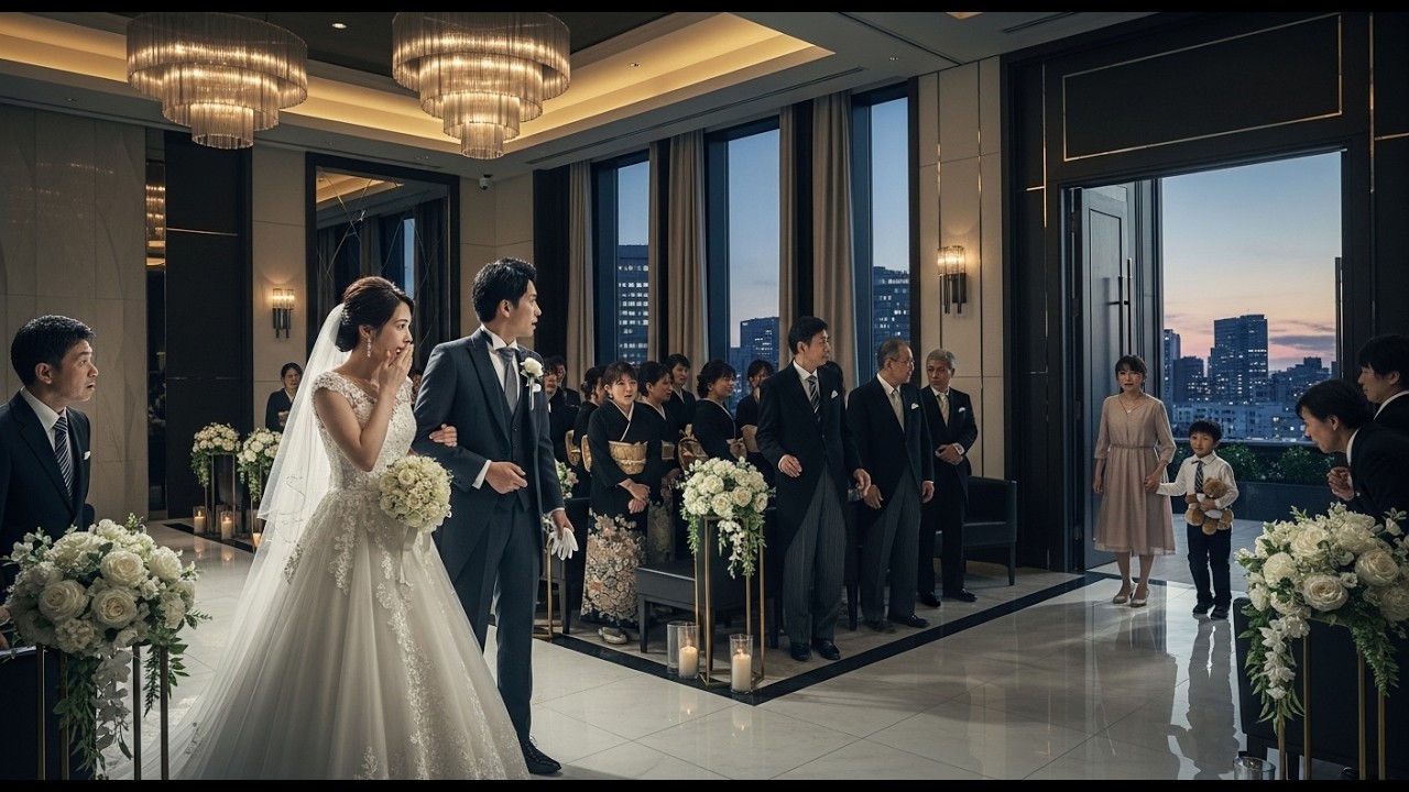離婚時に妊娠を隠した妻。7年後、元夫の結婚式に息子と現れた瞬間に会場が凍りついた