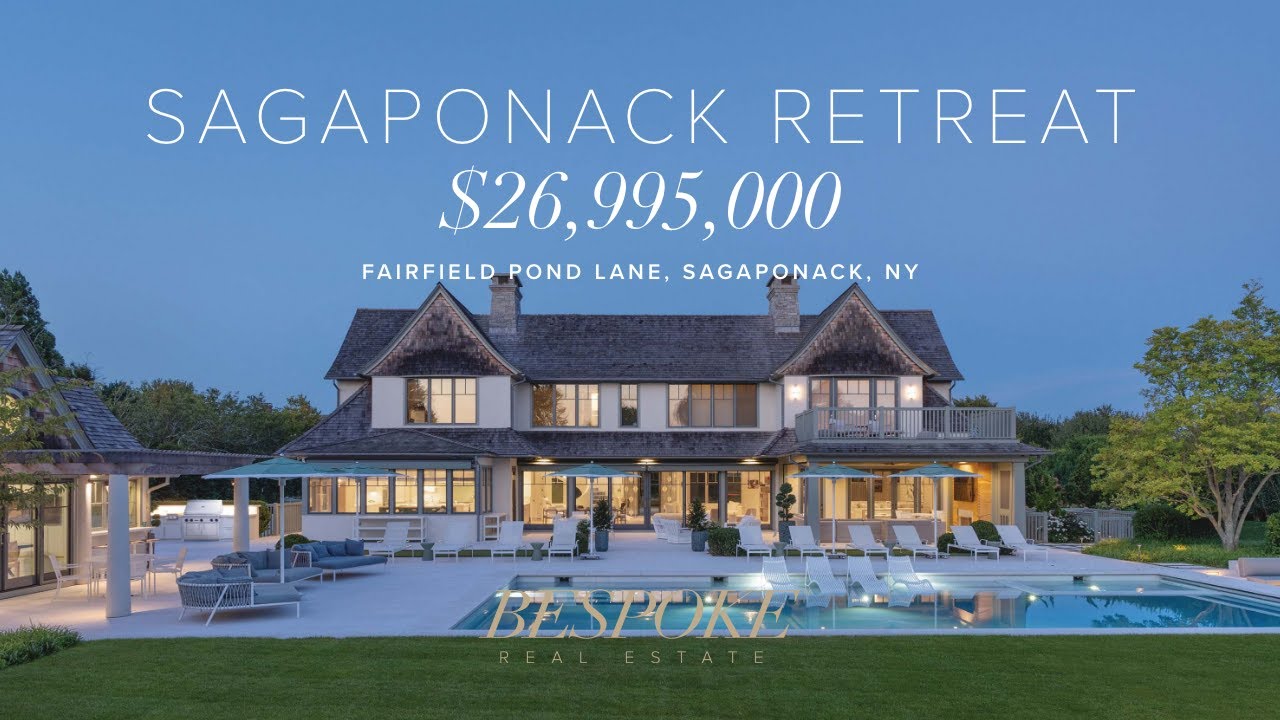 $26,995,000 Expertly Crafted Sagaponack Retreat