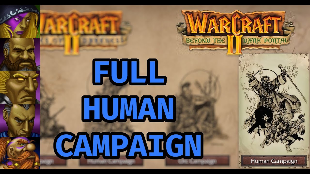 WarCraft II Remastered - Full Human Campaign (Beyond the Dark Portal)