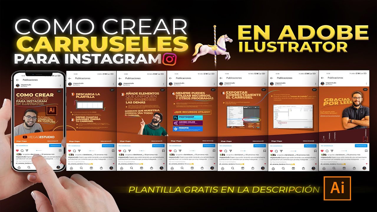 Como hacer carruseles para Instagram en 