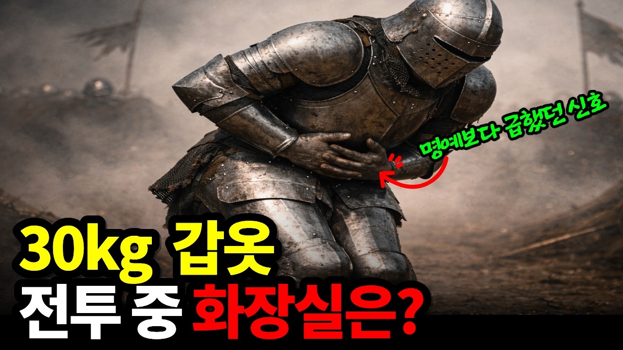중세 기사들은 30kg 갑옷 입고 어떻게 용변을 해결했을까?