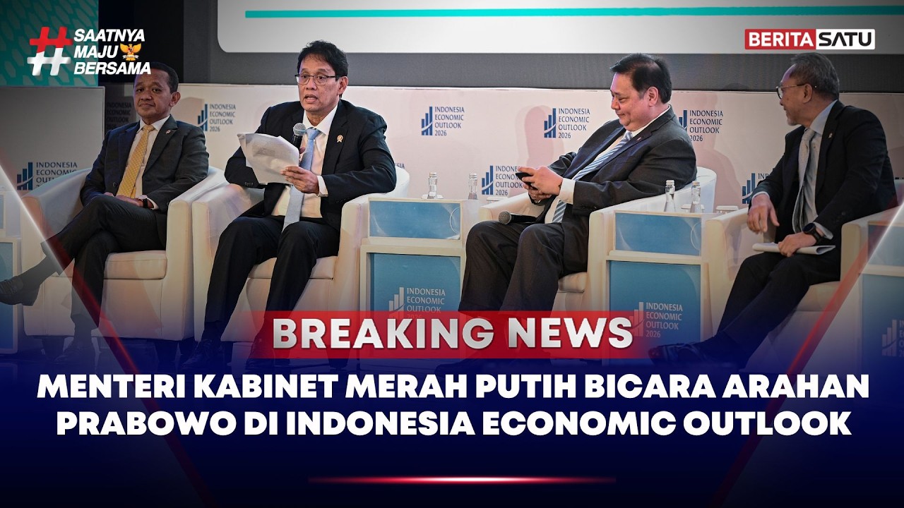 🔴 Breaking News | Menteri Kabinet Merah Putih Bicara Arahan Prabowo di Indonesia Economic Outlook