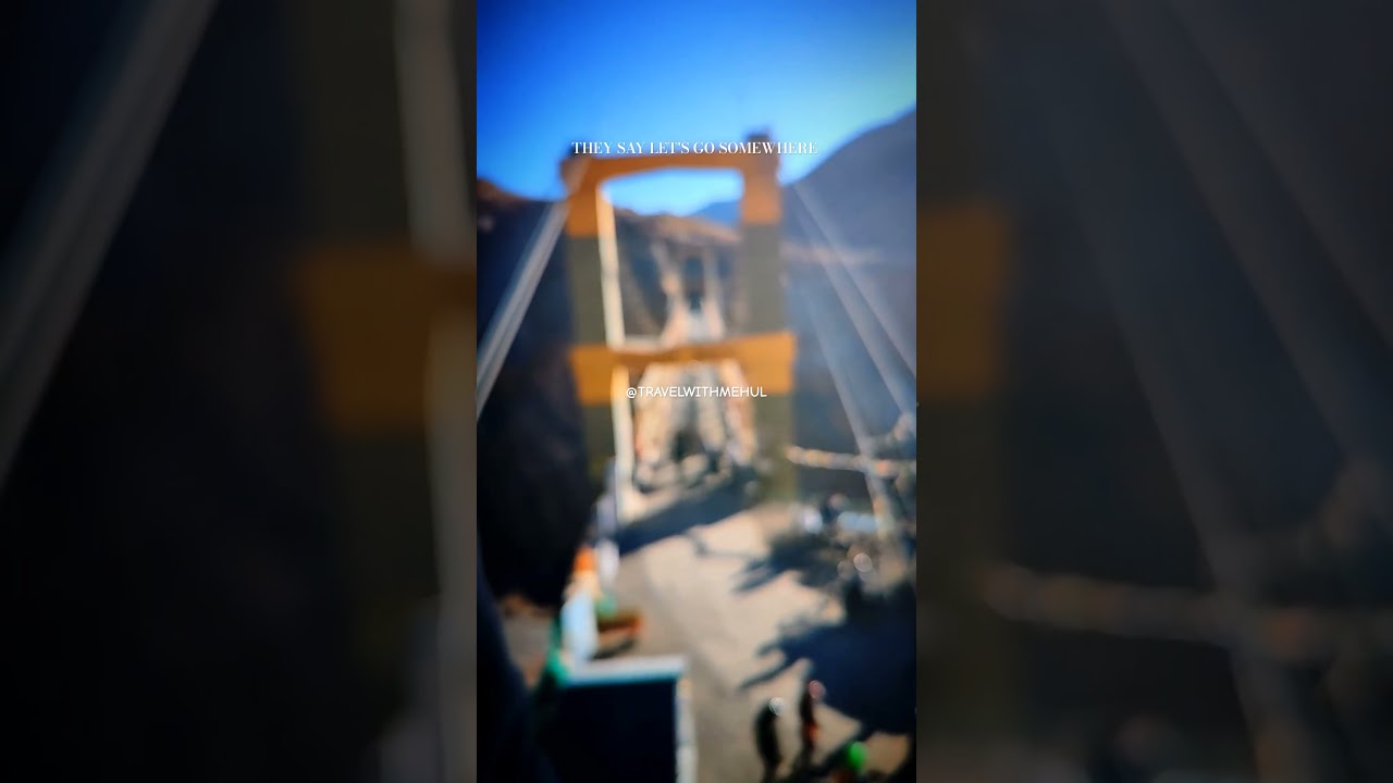 Chale aye | Chicham Bridge | @TRAVELWITHMEHUL_ #travelwithmehul #spiti #chichambridge #shorts