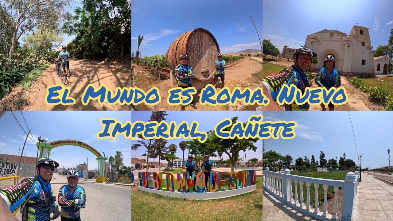 Ruta desde Cerro Azul por las chacras de Ihuanco y Roldán; Conta (Roma), Cerro Alegre, Cañete. 