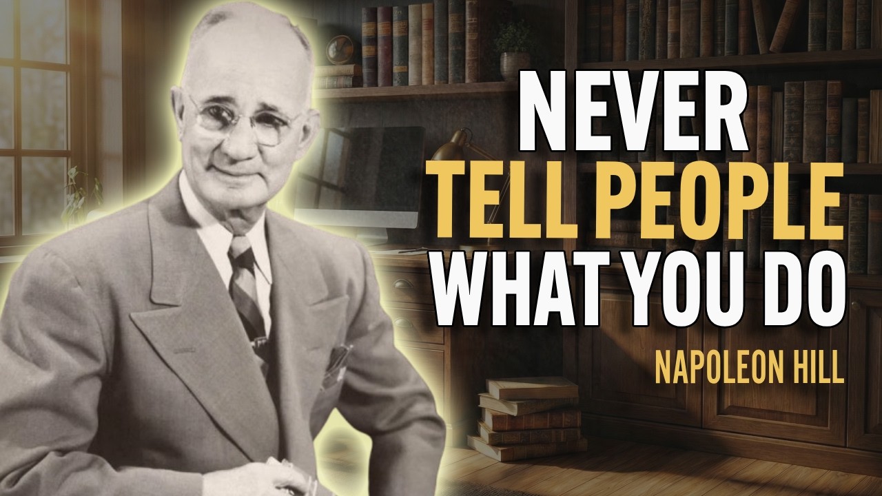 Never Tell People What You Do - Napoleon Hill Motivation