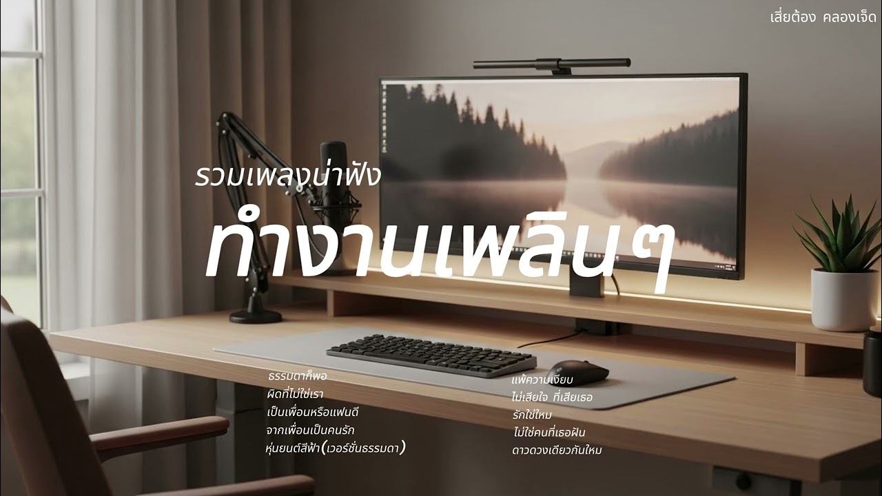 รวมเพลงน่าฟัง ตอนทำงาน