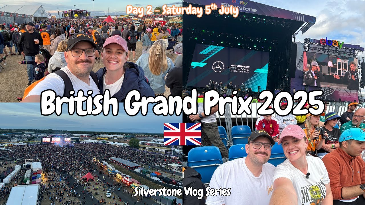 Silverstone 2025 | Saturday 5th July | FP3, Qualifying & Fat Boy Slim | Adventures of Dani and Josh