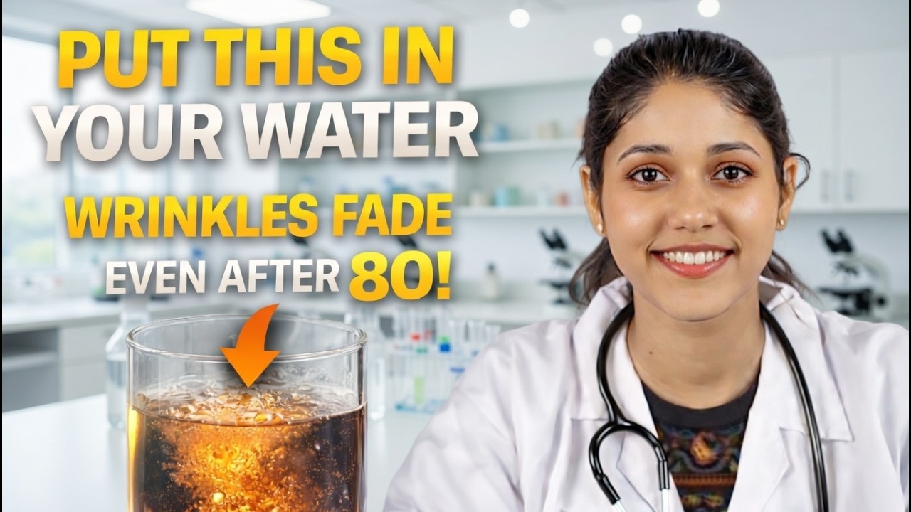 Senior STOP Drinking Plain Water!Add THIS to Boost Collagen, Firm Skin & Smooth Wrinkles | Bio Bite