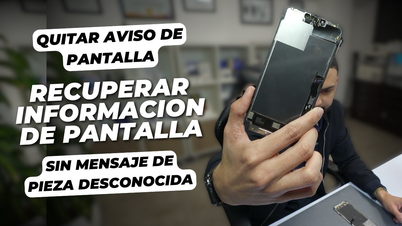 RECUPERAR CODIGOS DE PANTALLA PARA QUITAR AVISO - PANTALLA DAÑADA O FLEX CORTADO