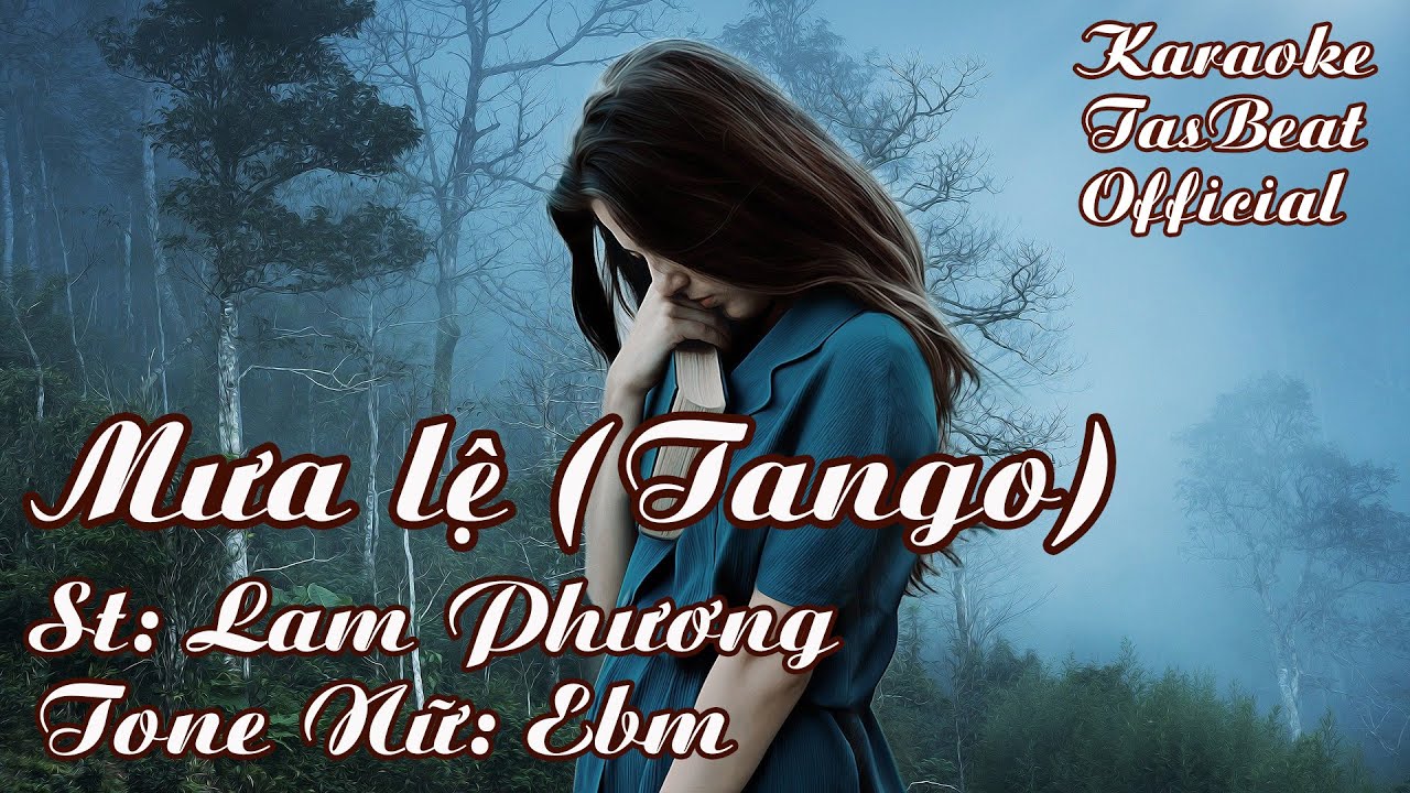 Karaoke Mưa Lệ (Tango) Tone Nữ | TAS BEAT