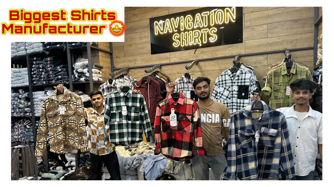 🤩Wholesale Premium Winter Shirts 👔 From Manufacturer Best Quality Shirts Gourav Fashion Ludhiana .