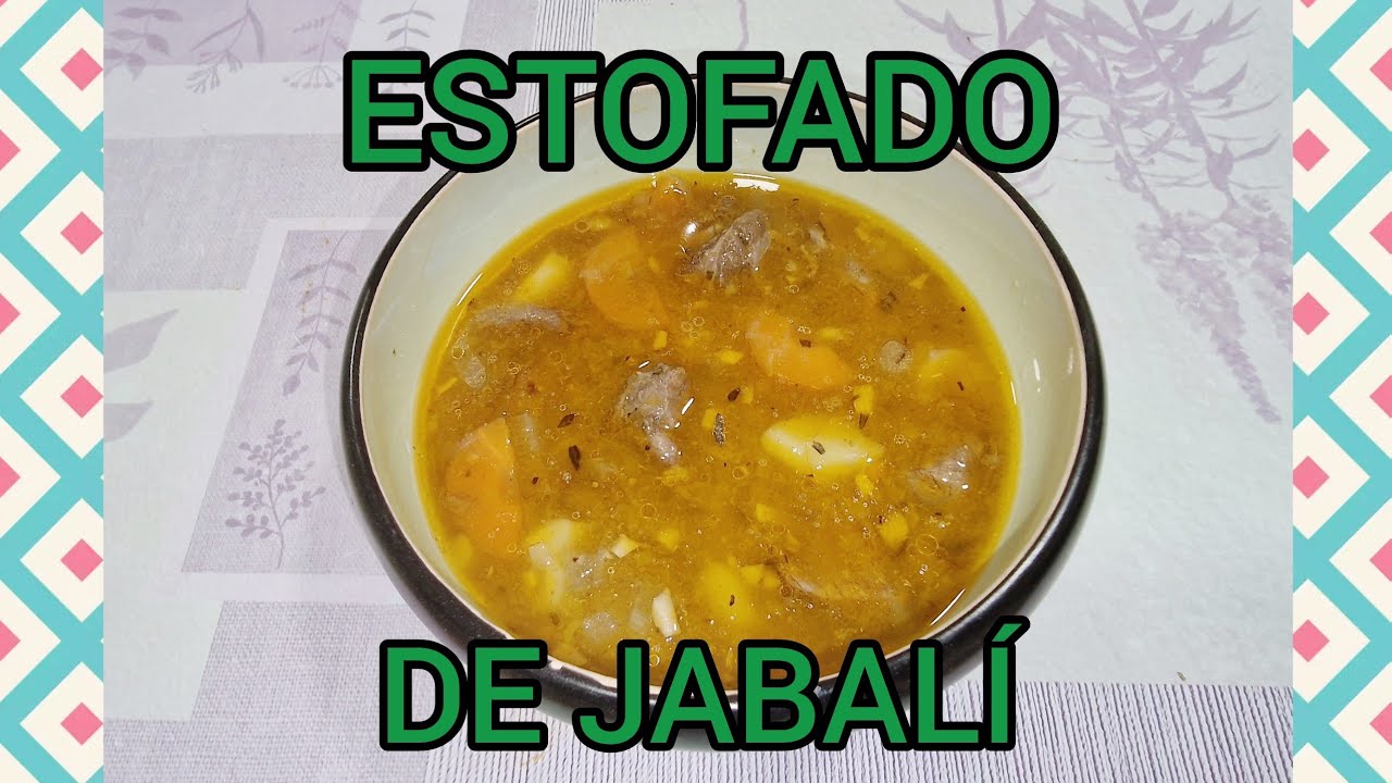 ESTOFADO DE JABALÍ - 🦣 CALDERETA DE JABALÍ 🐖- FÁCIL Y RÁPIDO
