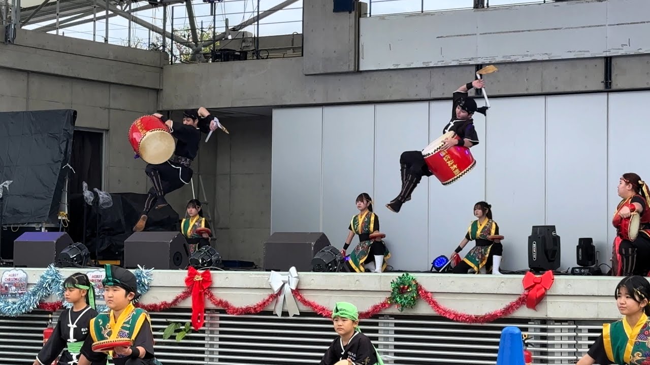 クリスマスファンタジー　護佐丸太鼓（創作エイサー）　2024-12-22