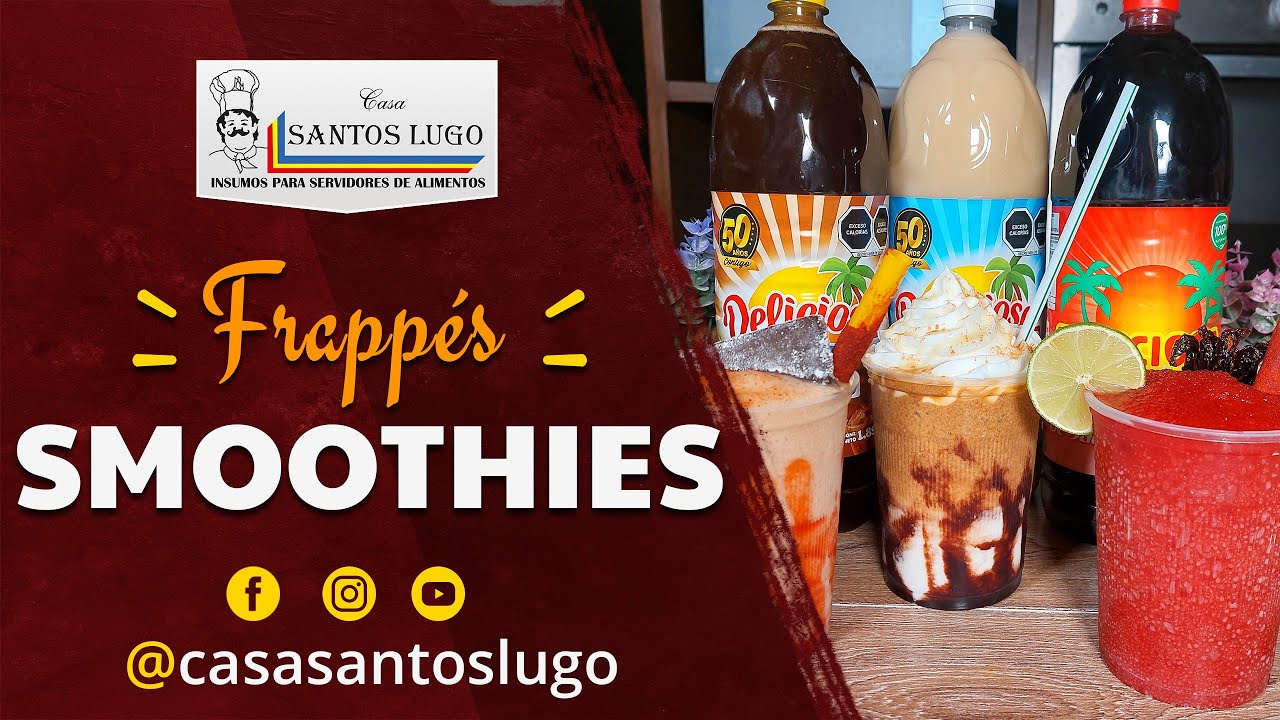 CÓMO HACER FRAPPÉS Y SMOOTHIES ⭐HORCHATA, TAMARINDO Y JAMAICA⭐