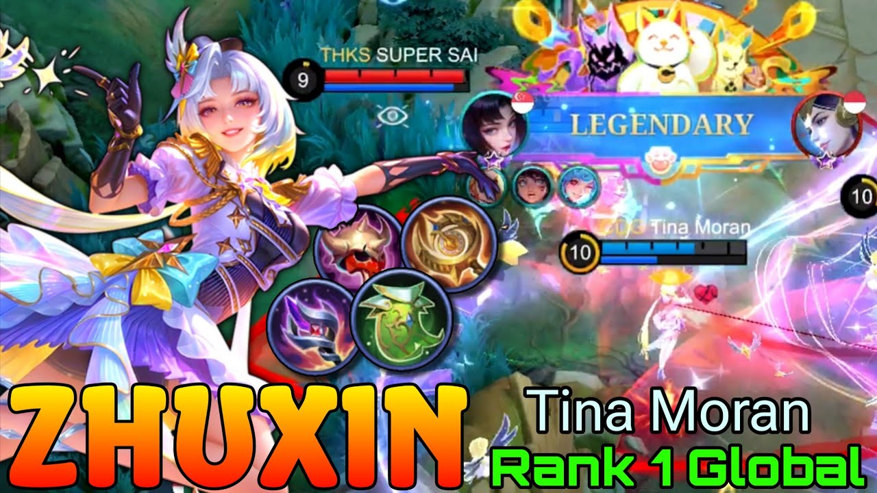 Legendary Zhuxin Hybrid Build - Top 1 Global Zhuxin by Tina Moran - Mobile Legends