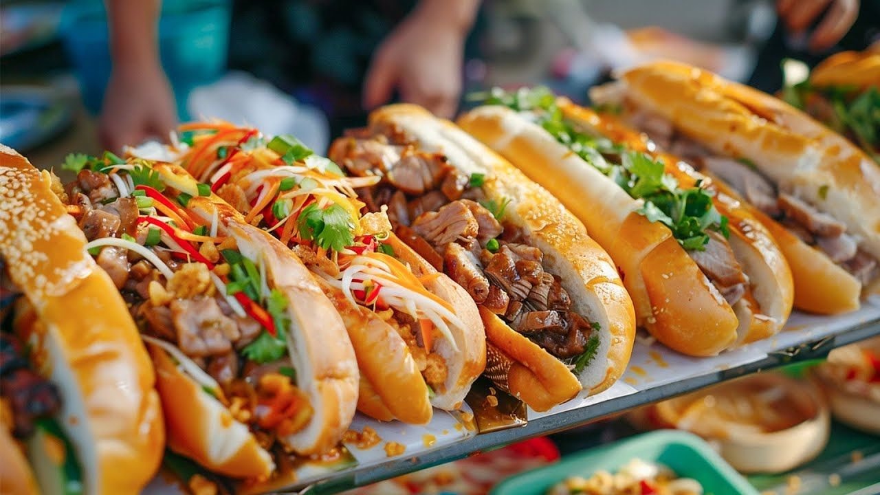 Banh Mi Street Food ! Vietnamese Sandwiches Exploding with Flavor