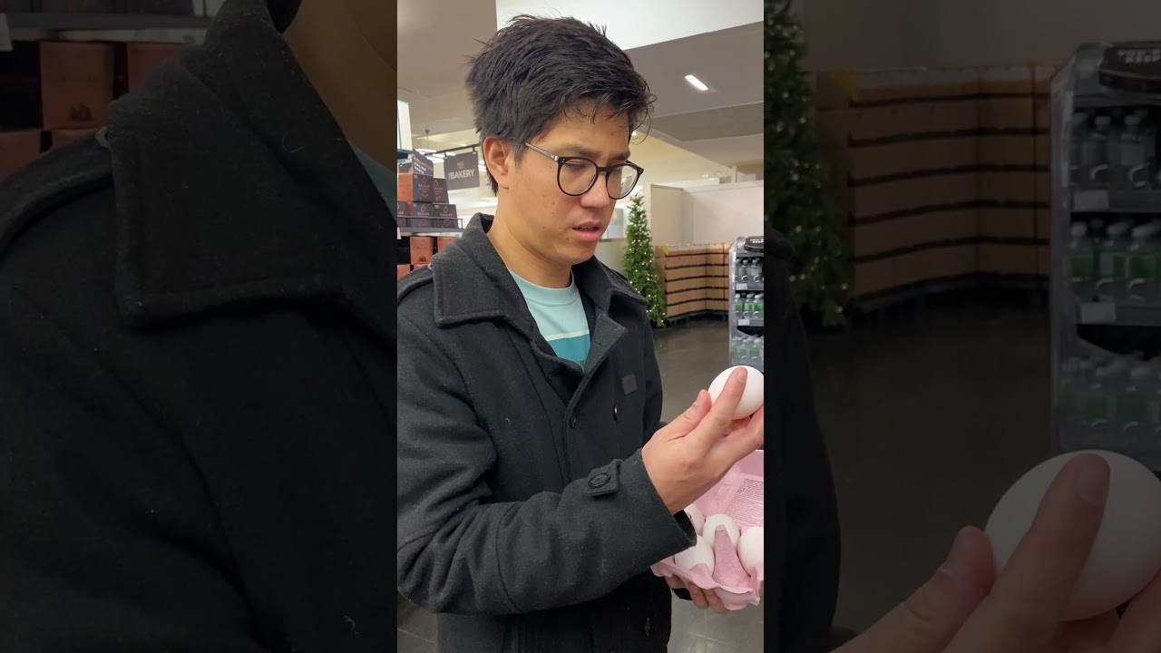 Culture shock in a British grocery store