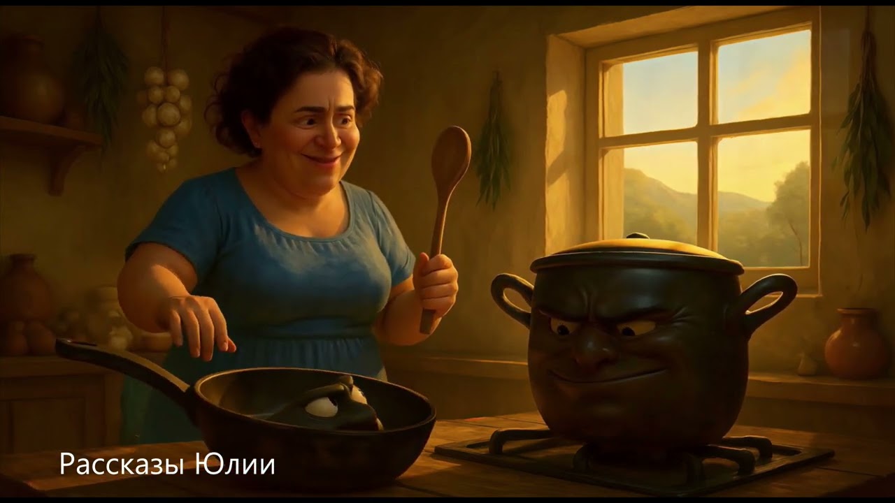 Карэн и спорщики на кухне