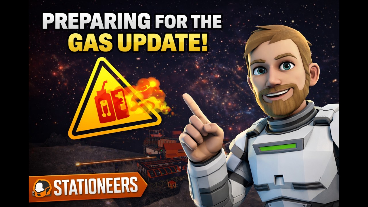 Moonbase Tour in Stationeers preparing for the New Gas Update!