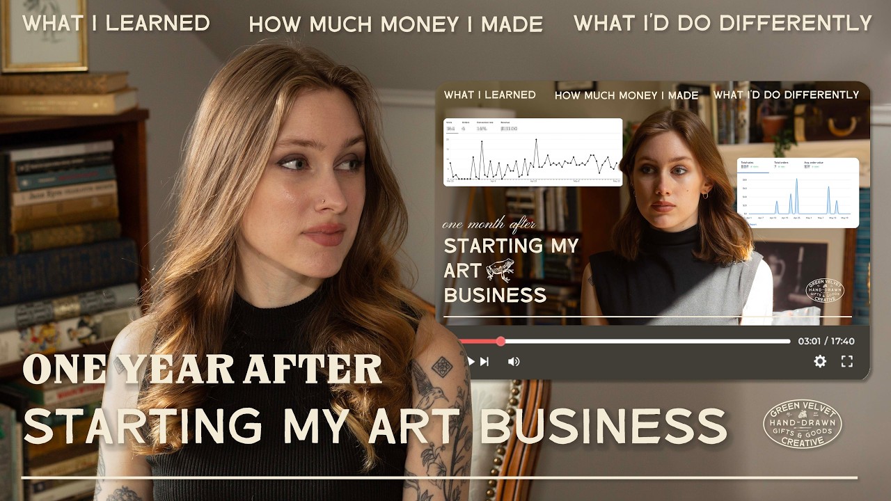 My FIRST YEAR Selling Art