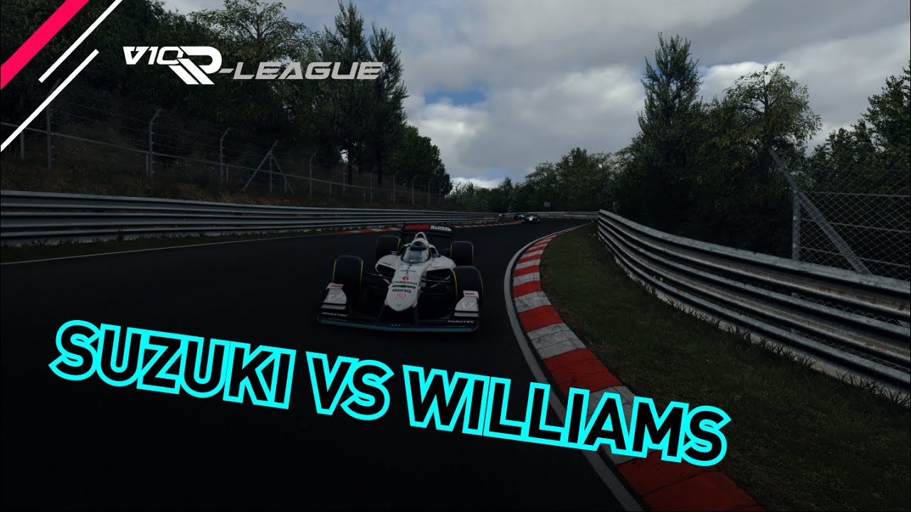 WILLIAMS VS SUZUKI - V10 R-LEAGUE THE NORDSCHLEIFE HIGHLIGHTS!