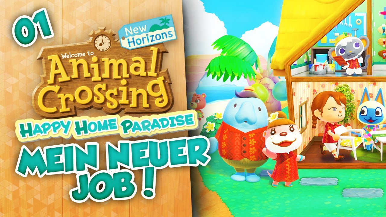 Mein NEUER JOB! 🏝 01 • Animal Crossing Happy Home Paradise [ New Horizons DLC ]