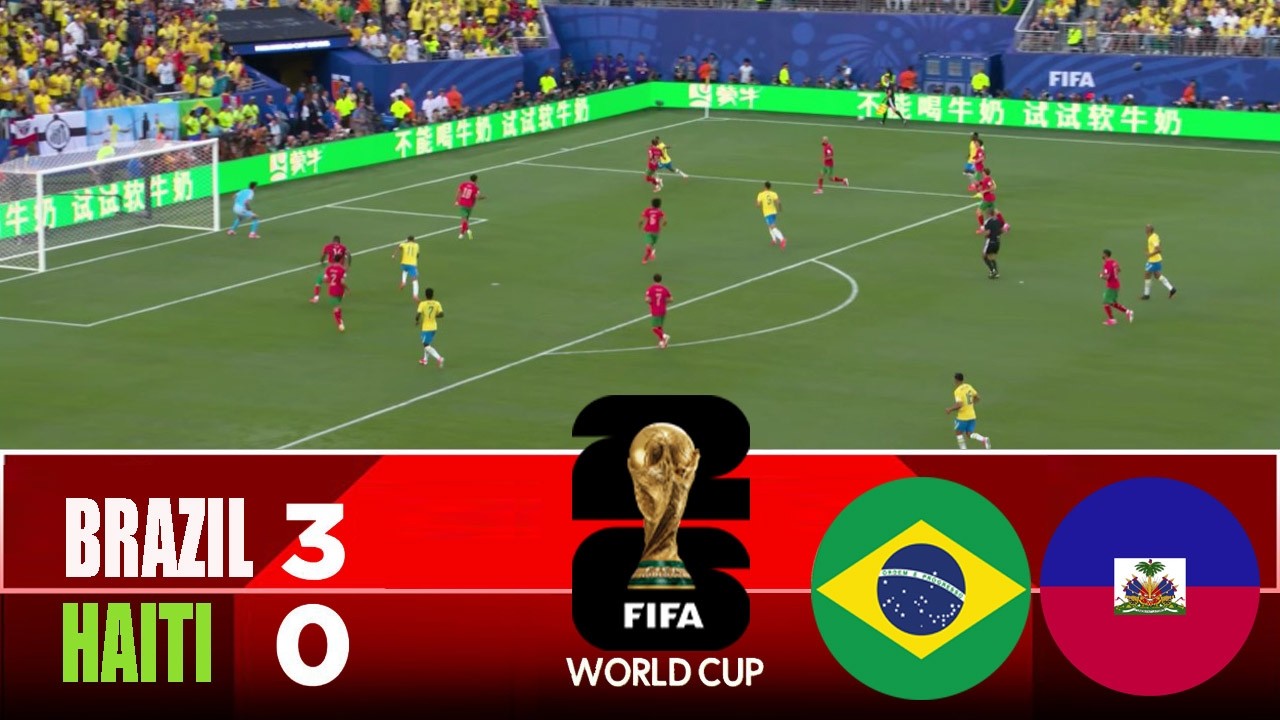 BRAZIL vs HAITI 3-0 | 2026 FIFA World Cup | Match Highlights
