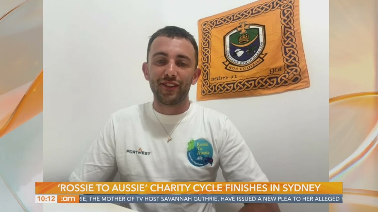 Feb 26 Rossie for Aussie; 2 year world cycle come to a close from Ireland to Australia