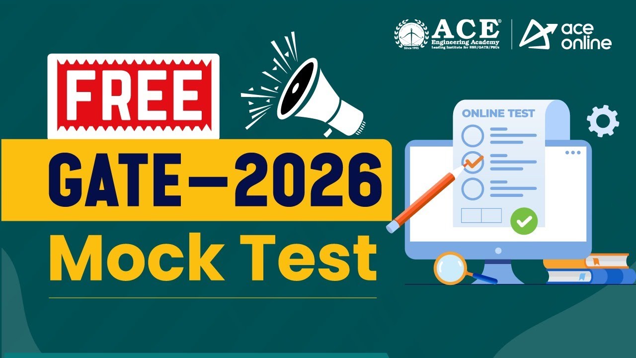Бесплатный пробный тест GATE 2026 | ACE Online и ACE Engineering Academy