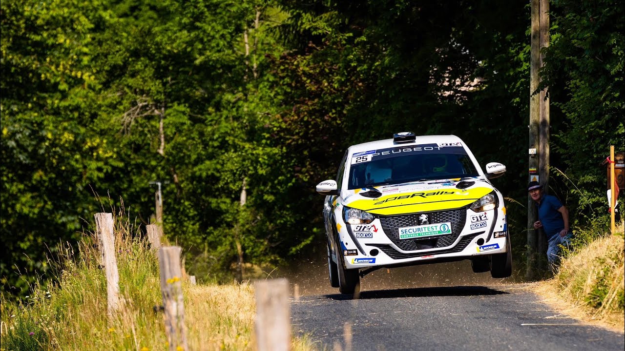 Rallye Des Vosges 2023 Es1 Mandray 1er scratch Stellantis 208Rally4