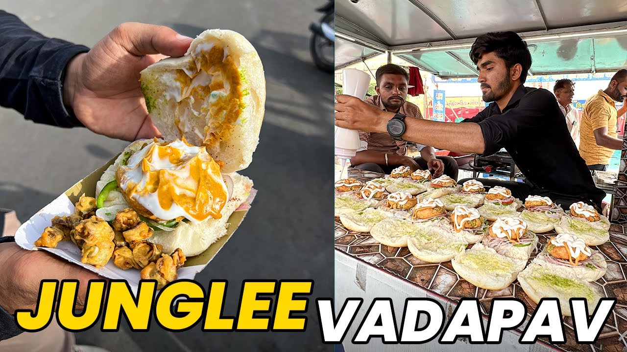 Junglee Vada Pav of Surat | Cheesy Loaded Vada Pav in Just 40/- Rs. | Indian Street Food