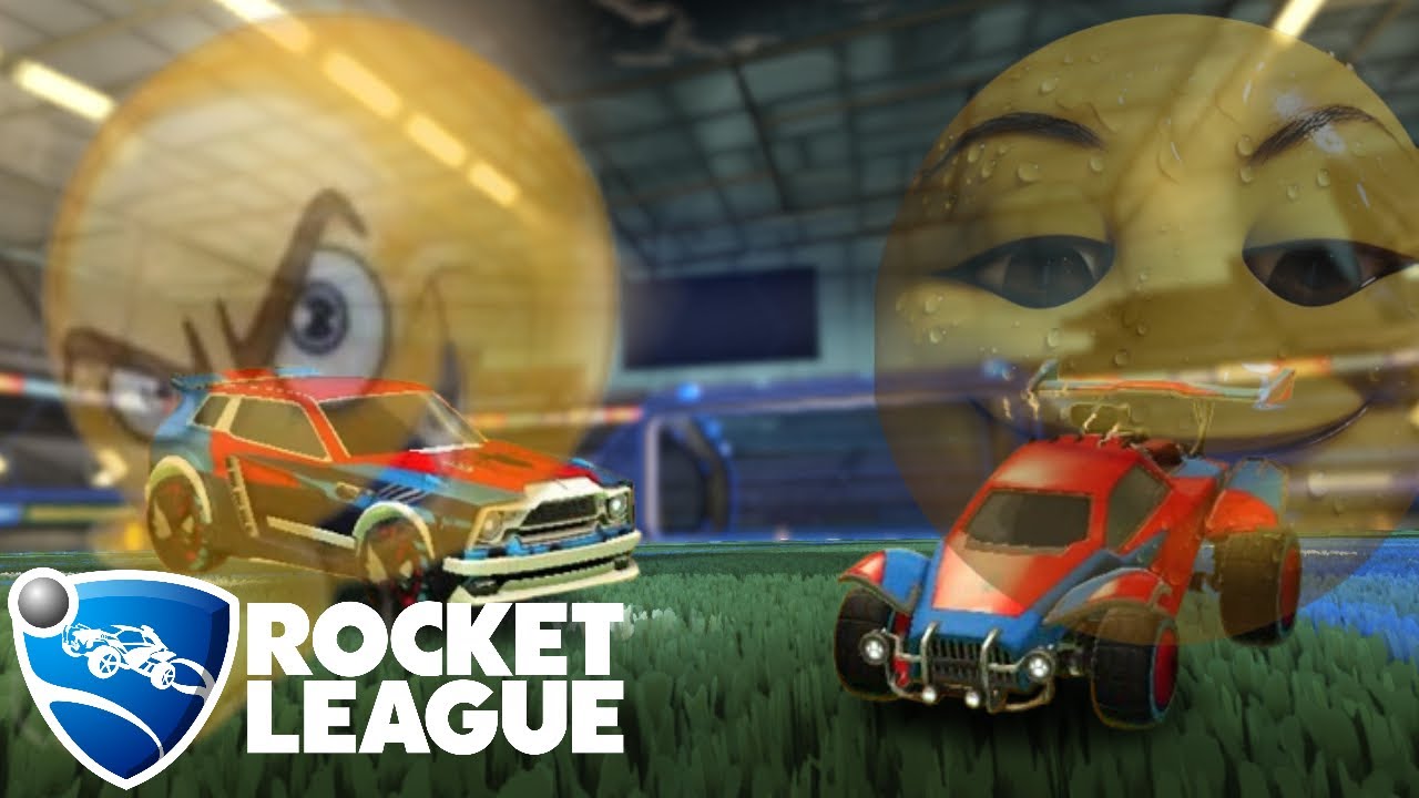 This Rocket League video got a little freaky... [Rocket League] Funny moments
