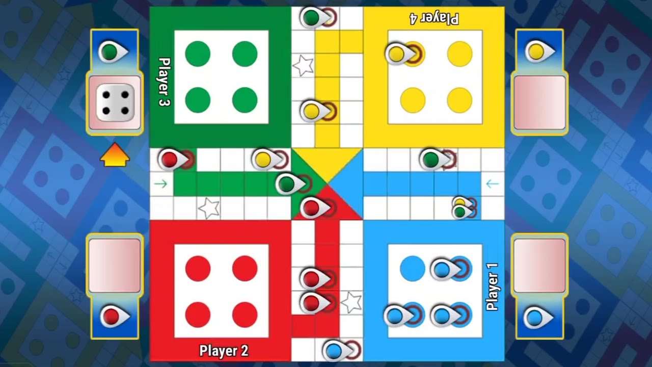 Ludo game in 4 players | Ludo King game in 4 players | Ludo King | Ludo Gameplay