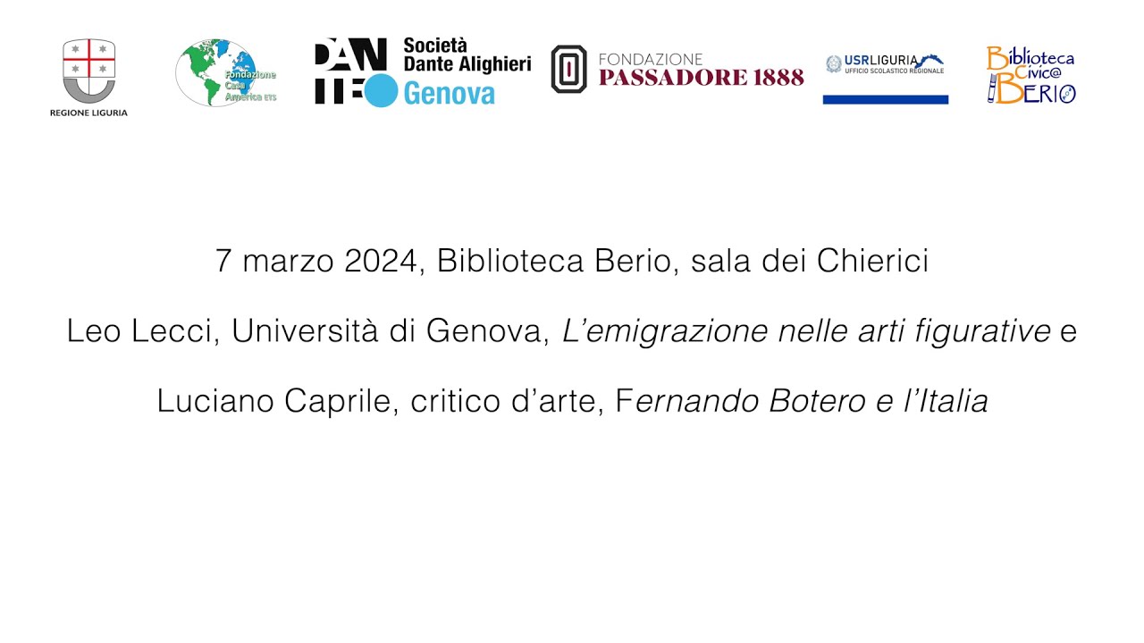 L’emigrazione italiana: un secolo di storie, libri, film e musica - incontri 2024. incontro 4