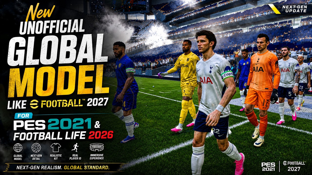 New Unofficial Global Model like eFootball 2027 - PES 2021 & Football Life 2026