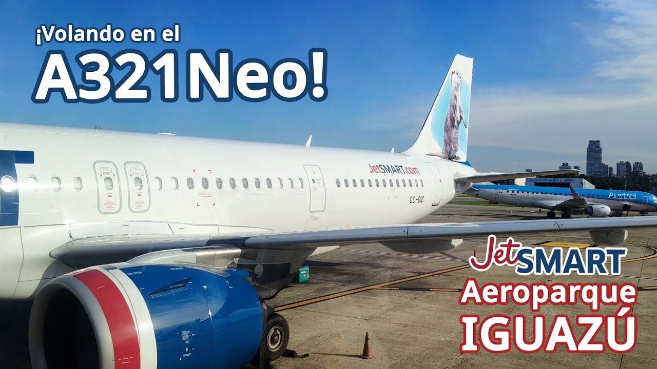 Vuelo Buenos Aires (Aeroparque) - Iguazú ¡en Airbus A321! - JetSMART JA3150