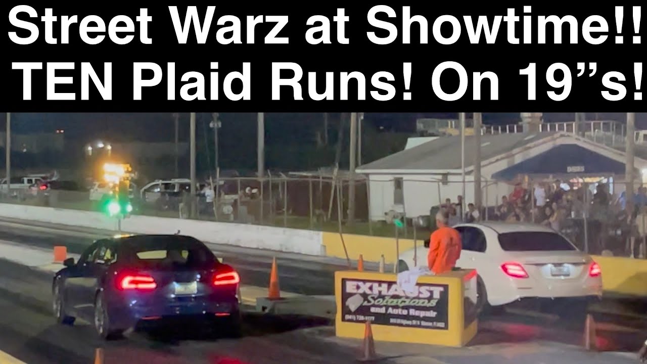 Street Warz at Showtime Dragstrip!! TEN Plaid runs! NINE are NEW! (The 1st run was posted Aug. 31st)