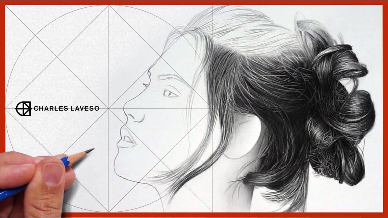 COMO DESENHAR CABELOS REALISTAS | TURORIAL - Vídeo Aula com Charles Laveso