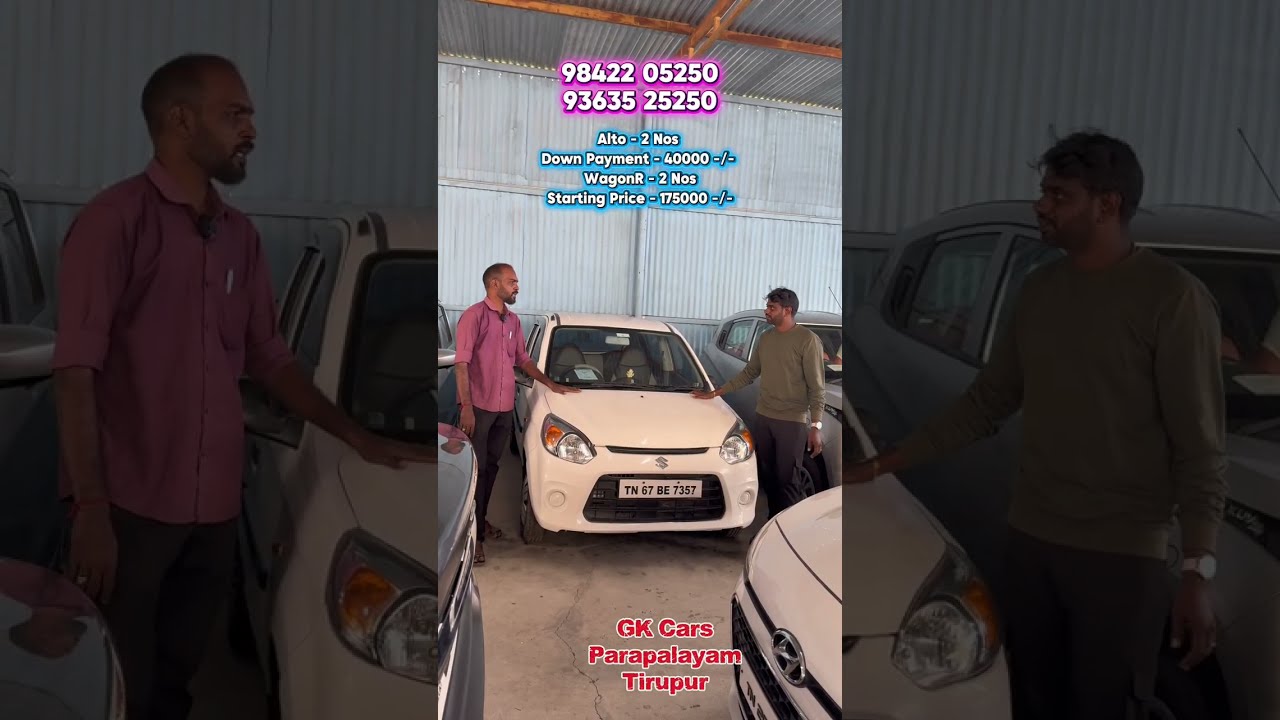 கம்மி Down Payment ல கார்கள் வாங்கிக்கலாம்