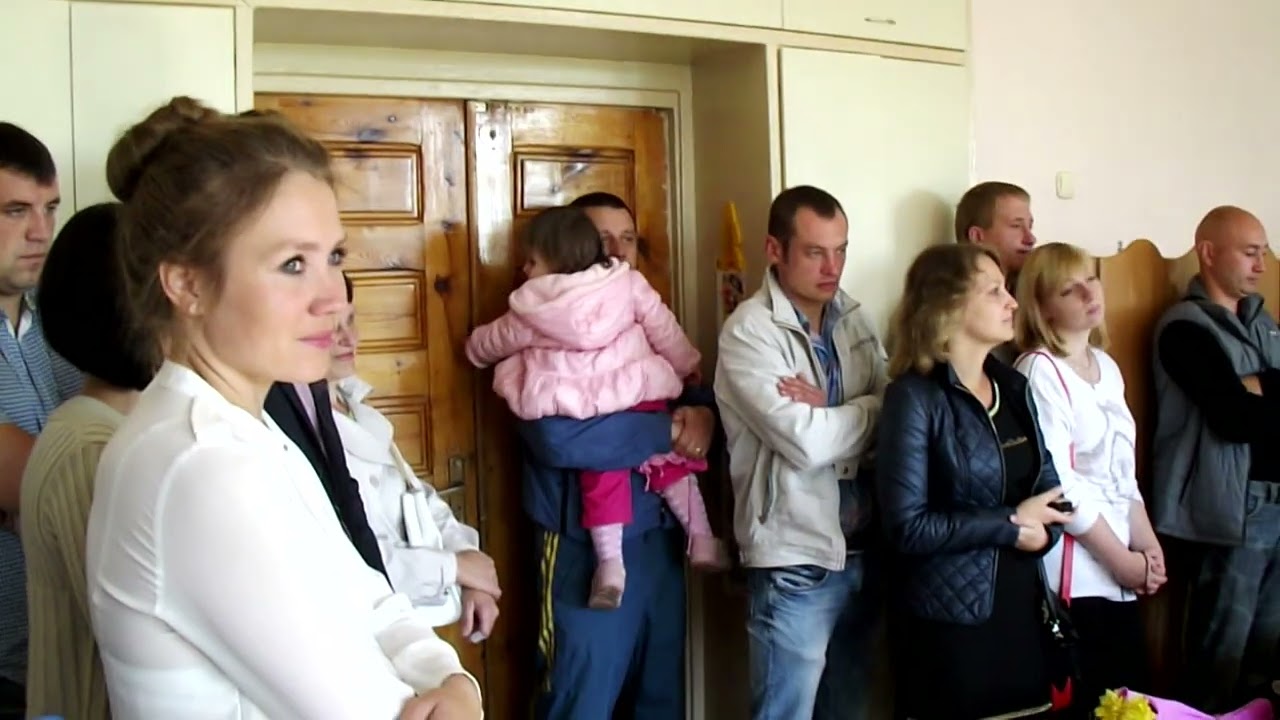 Беларусь.Минск 2014.Линейка.Школа 55.Russian elementary school.