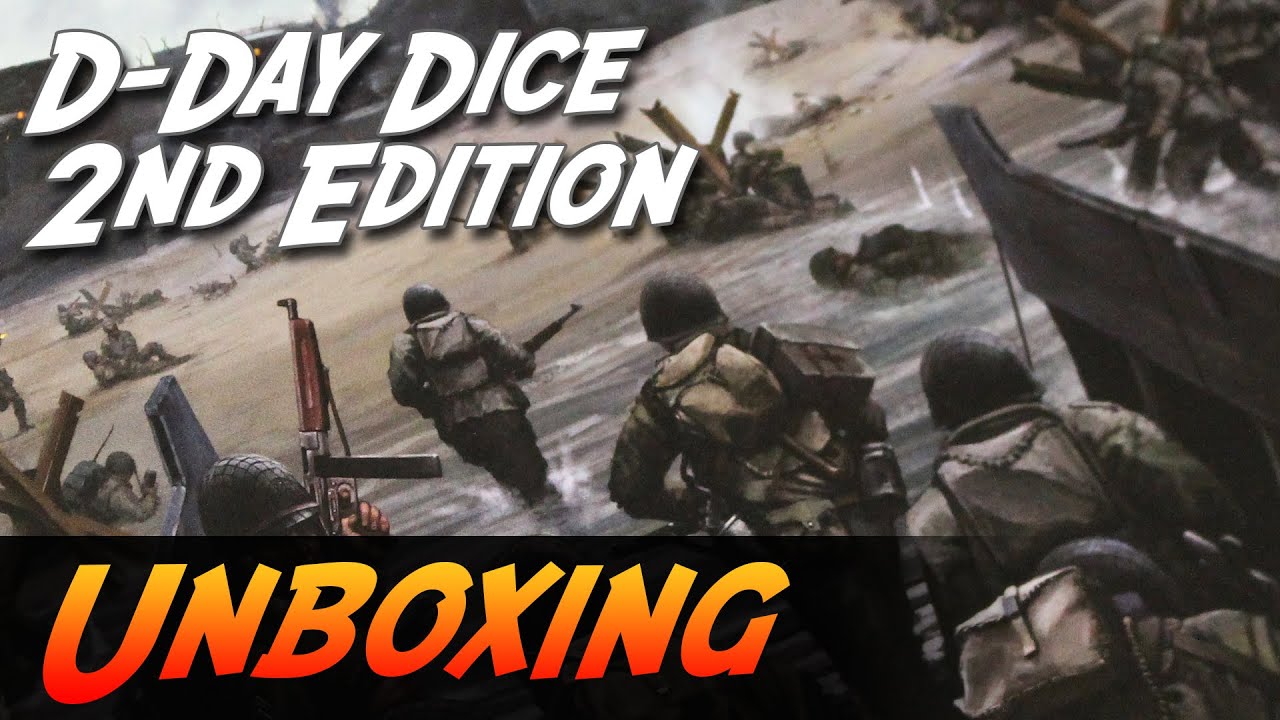 D-Day Dice (Second Edition) - Brettspiel Unboxing (Giant Roc)
