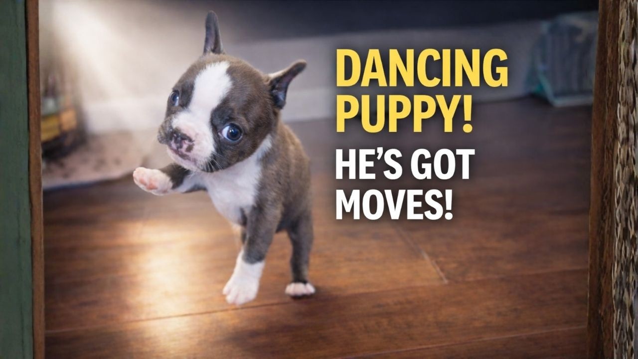 Tiny Frenchie Thinks He’s a Dancer… and Honestly, He Might Be