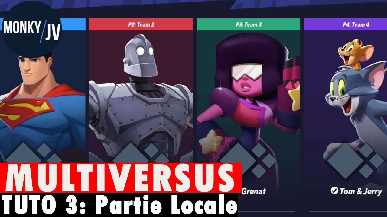 TUTO MultiVersus : Comment jouer en partie locale ? 🤔 [FR/HD/PC]