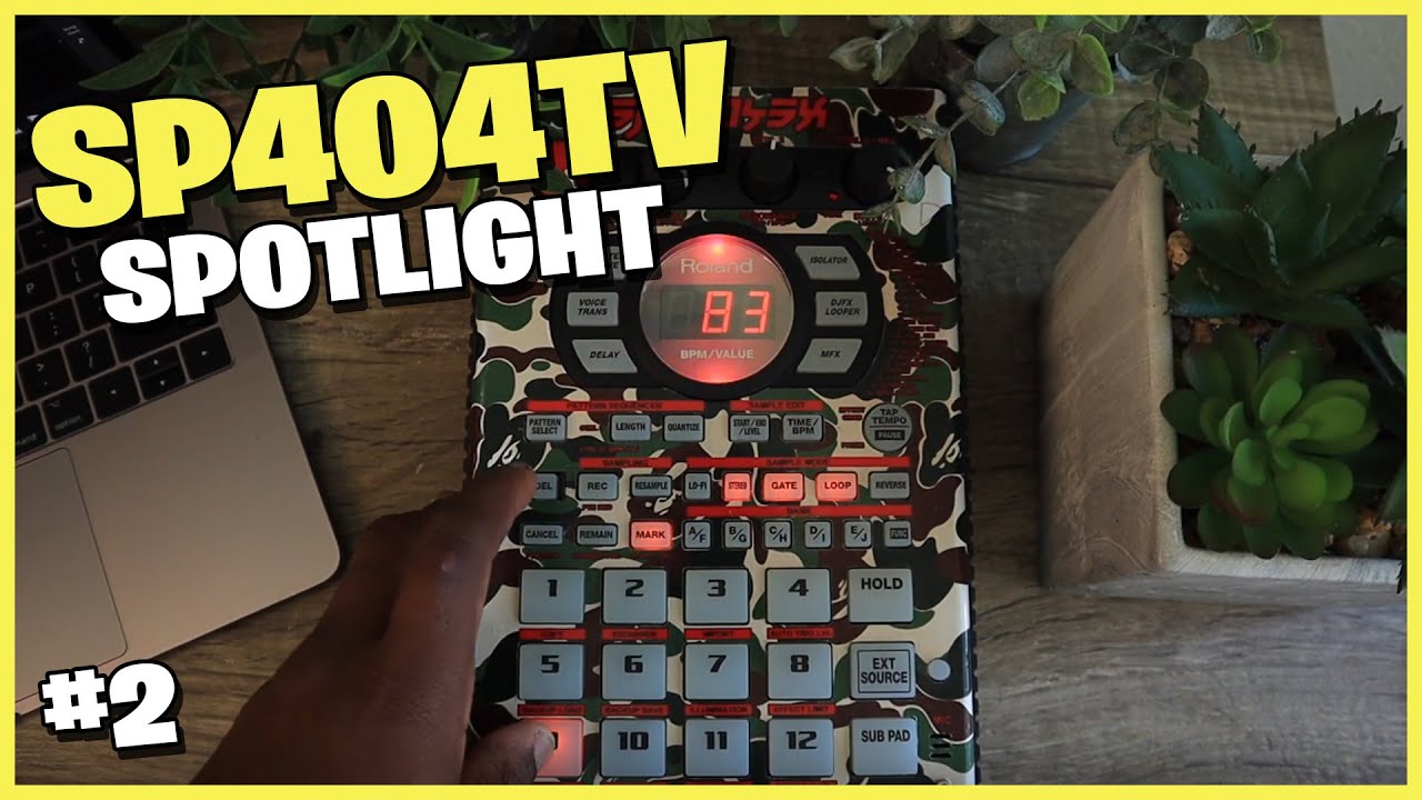 SP404 TV SPOTLIGHT #2 || imlowkey Making a Beat Using My SP404sx