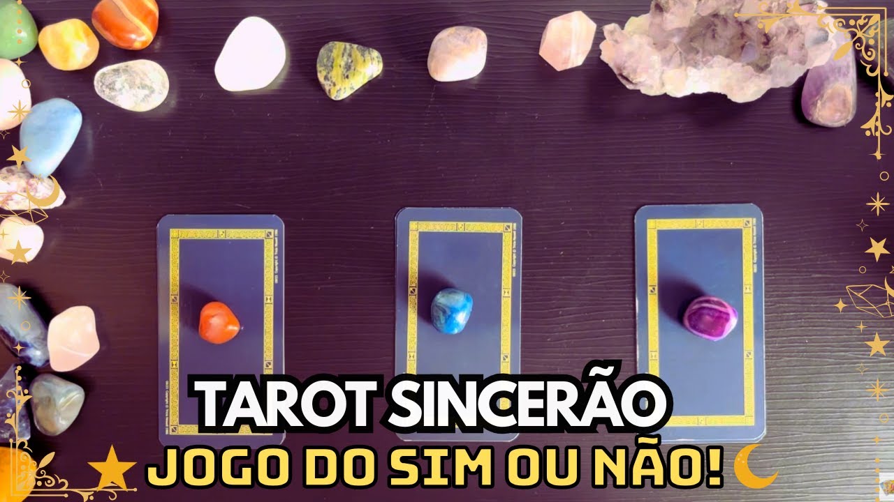 Tarot responde: sim ou não ⚠️ Faça sua pergunta!